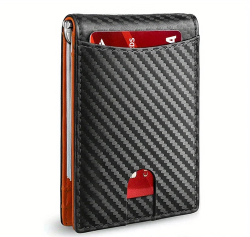 Carbon Fiber RFID Bifold Wallet