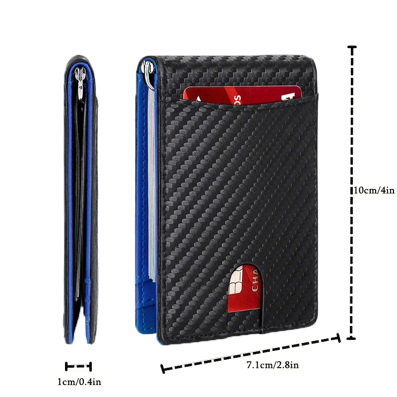 Carbon Fiber RFID Bifold Wallet